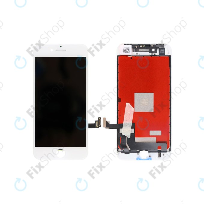 Apple iPhone 8 - LCD Display + Touchscreen front Glas + Rahmen (Weiß) - Genuine Service Pack 661-08934, 661-09081