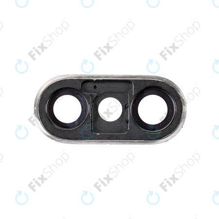 Apple iPhone XS Max - Kamerarahmen mit Rahmen (Silver)