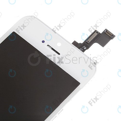 Display für iPhone 5S, SE, White, Touchscreen-Glas mit Rahmen