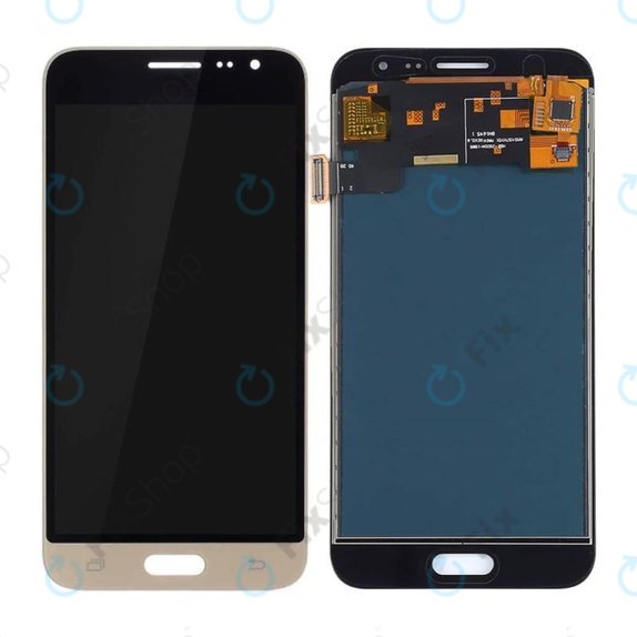 Samsung Galaxy J3 J320F (2016) - LCD Display + Touchscreen Front Glas (Gold) OLED