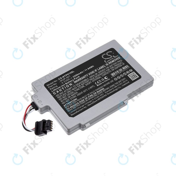 Batterie für Nintendo Wii U GamePad, 3200mAh, Li-Ion, 3.7V, WUP-001, HQ