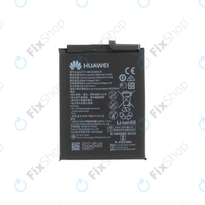 Huawei P Smart Z, Honor 9X, P20 Lite (2019) - Akku Batterie HB446486ECW 4000mAh - 24022915 Genuine Service Pack
