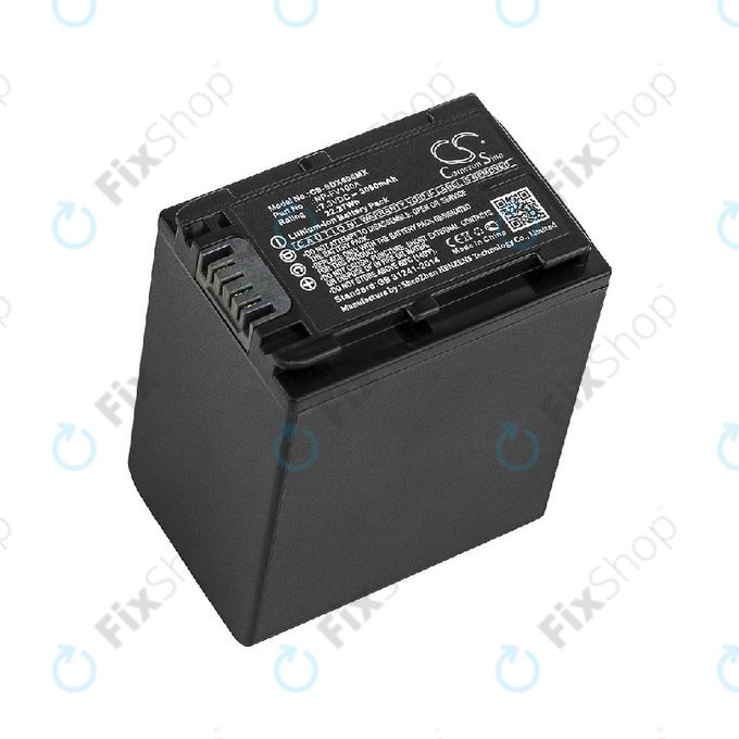 Batterie für Sony Fdr-Ax33, Sony Fdr-Ax40, 3050mAh, Li-Ion, 7.3V, NP-FV100A, HQ