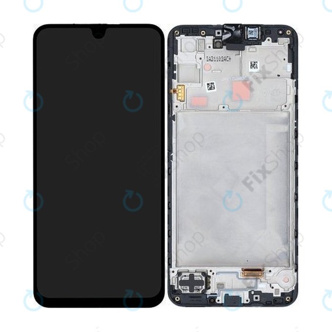 Display für Samsung A16 4G, Black, Touchscreen-Glas mit Rahmen, GH82-36253A, Genuine Service Pack