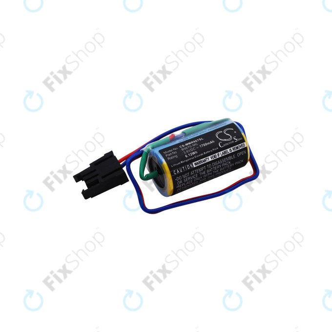 Batterie für Mitsubishi Robot Control PLC, A RH, MR, 1700mAh, Li-MnO2, 3.6V, B9670-MC, HQ