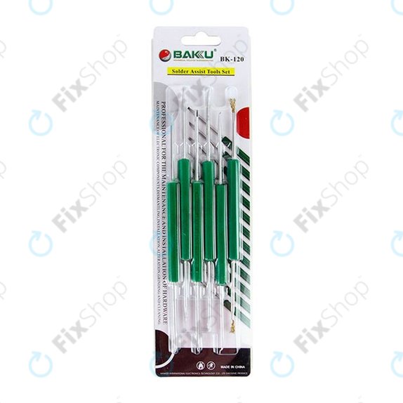 Baku BK-120 - Werkzeuge für PCB-Reparatur und IC-Reinigung (6Stk.)