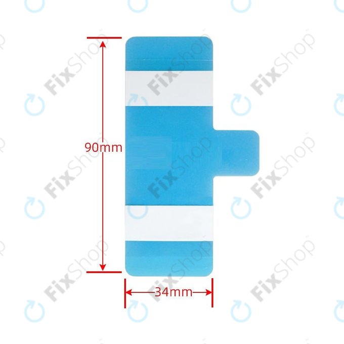 Universal-Batteriekleber Adhesive - 34 x 90mm