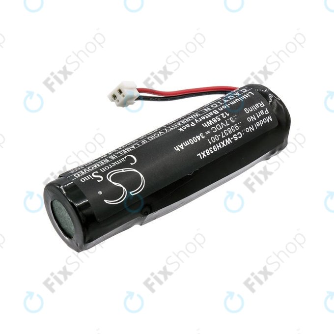 Akku batterie für WAHL Beretto Black Stealth, Chrome, 3400mAh, Li-Ion, 3.7V, 93837-001, HQ