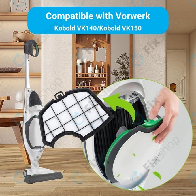 Vorwerk Kobold VK140, VK150 - Staubfilter FP140