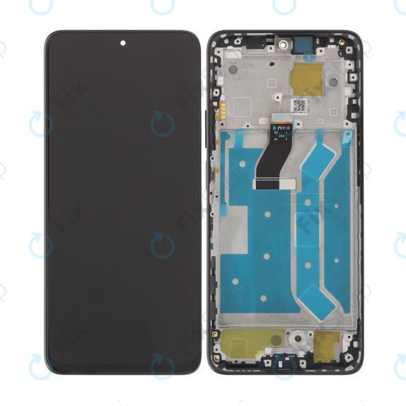 Huawei Nova 12i - LCD Display + Touchscreen Front Glas + Rahmen (Midnight Black) TFT
