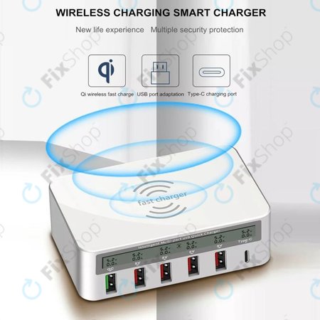 WLX-818F Service-Ladestation mit USB 3.0 und USB-C