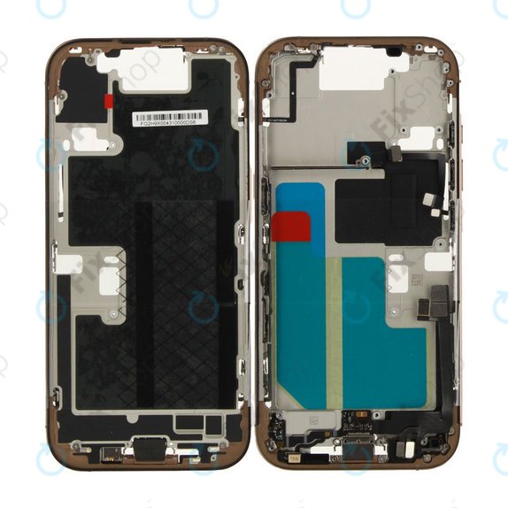 Mittelrahmen mit Batterie für iPhone 16 Pro | Desert Titanium | ZD076-00691 | Genuine Apple
