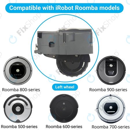 iRobot Roomba 500, 600, 700, 800, 900-series - Rad mit Motor (Links)