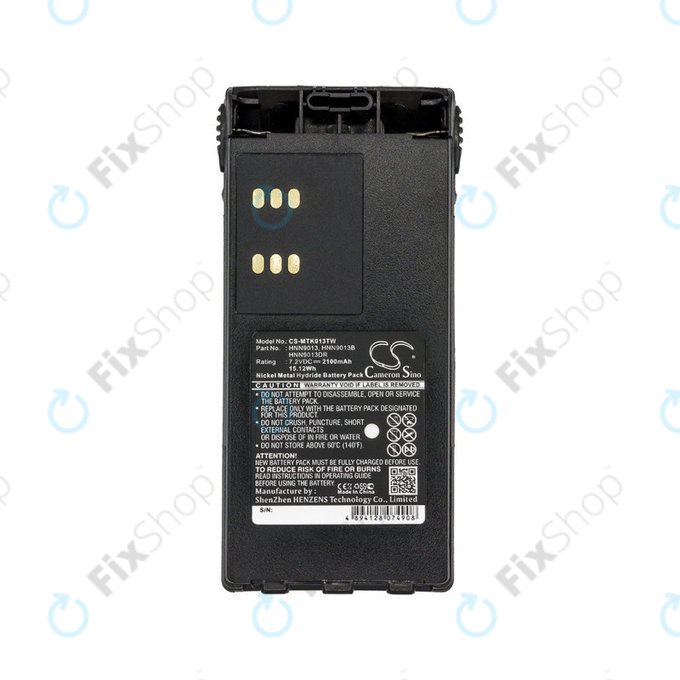 Batterie für Motorola GP, HT, MTX, Pro-series, 2100mAh, Ni-MH, 7.2V, HNN9013, HQ