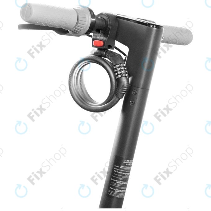 Segway Kickscooter P100SE, Ninebot ES1, ES2, ES4, E22, E25 - Kabelschloss