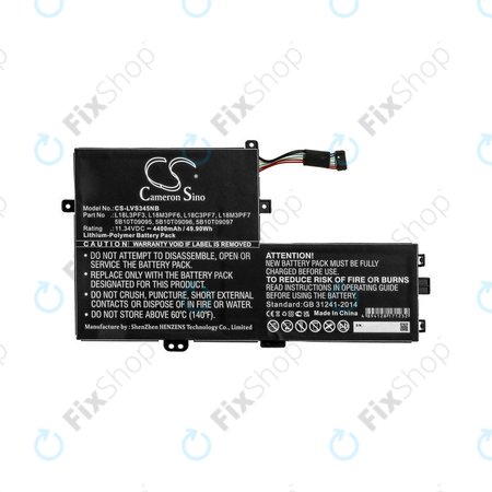 Batterie für Lenovo IdeaPad C340 14, 15, 4400mAh, Li-Pol, 11.34V, 5B10T09095, HQ