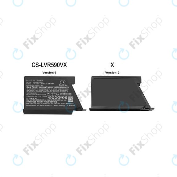 Akku batterie für LG Hombot, LG VR, EAC62218202, Li-ion, 14.4V, 2600mAh, HQ