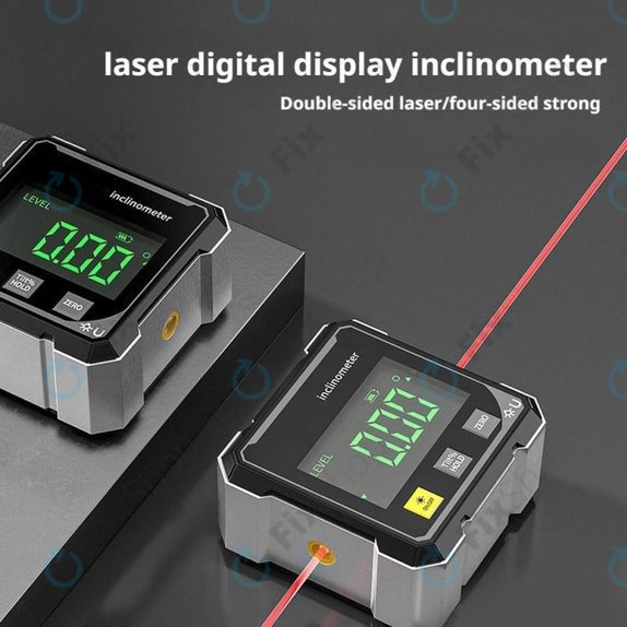 Digitaler Winkelmesser mit Magnet und Laser
