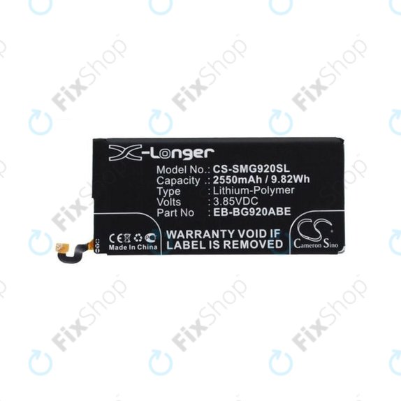 Samsung Galaxy S6 G920F - Akku Batterie EB-BG920ABE 2500mAh HQ