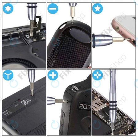 Kingsdun - Professionelles Schraubendreher-Set für Handy-, PC- & Elektronikreparatur 115in1