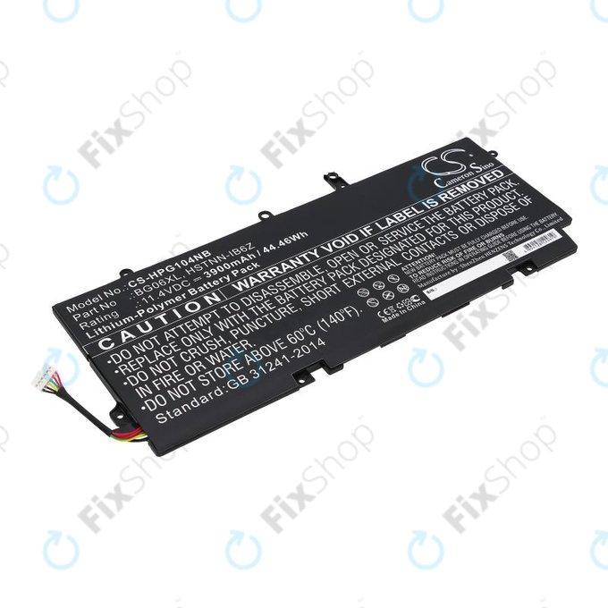 Akku batterie für HP Elitebook 1040 G3, 3900mAh, Li-Pol, 11.4V, BG06XL, HQ