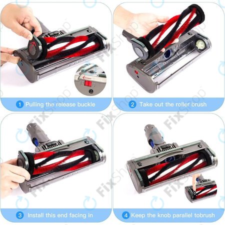 Dyson V-series, Outsize - Bodendüse mit LED-Beleuchtung