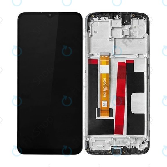 Oppo A9 (2020) - LCD Display + Touchscreen Front Glas + Rahmen - REF-OPPOA901 Genuine Service Pack