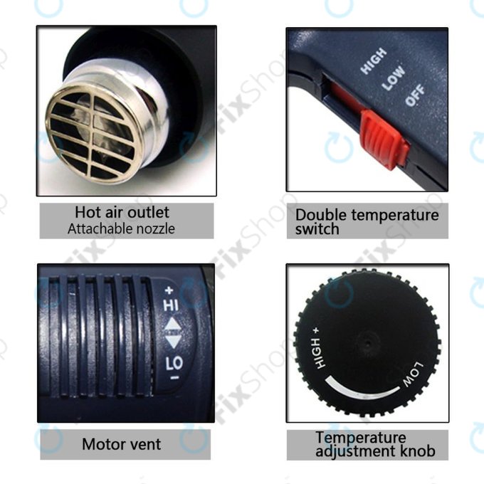 Best BST-8016 - Heißluftpistole (3A)
