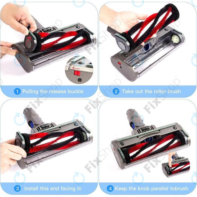 Dyson V-series, Outsize - Bodendüse mit LED-Beleuchtung