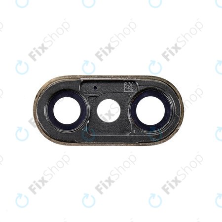 Apple iPhone XS Max - Rahmen Kameraglas (Gold)