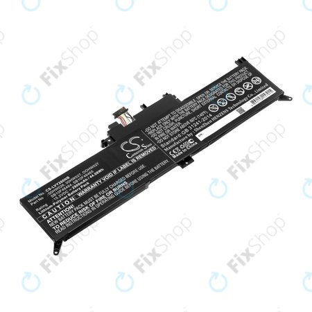 Batterie für Lenovo ThinkPad Yoga 260, 2900mAh, Li-Ion, 15.2V, 00HW026, HQ