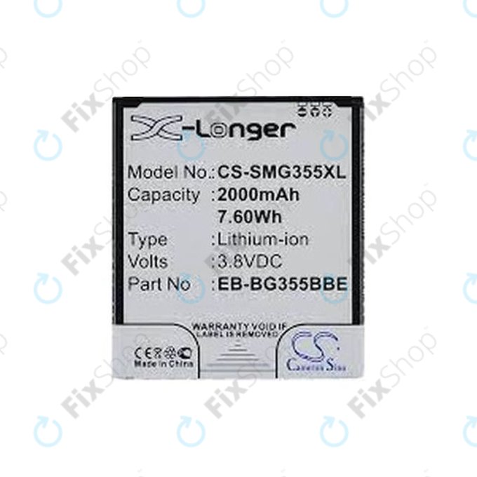 Samsung Galaxy Core 2 G355F - Akku Batterie EB-BG355BBE 2000mAh HQ