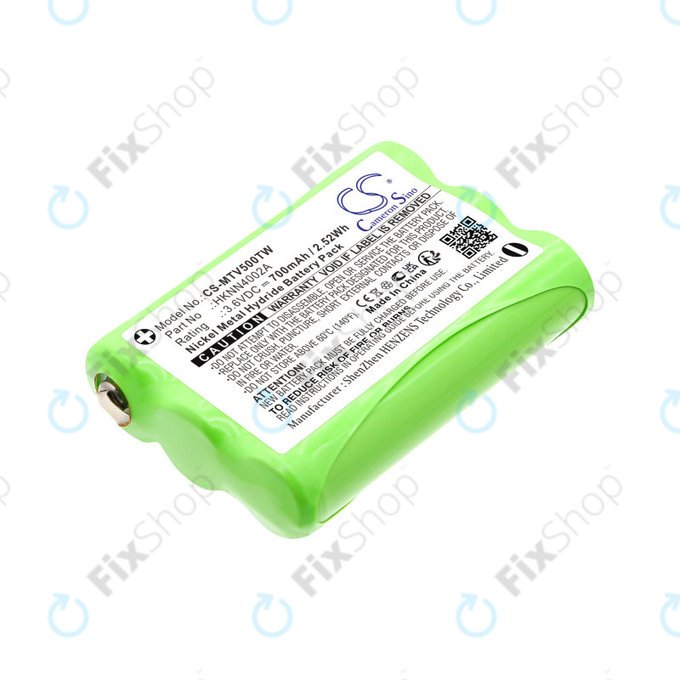Batterie für Motorola Talkabout T280, T200, T82, T82 Extreme, 700mAh, Ni-MH, 3.6V, HKNN4002A, HQ