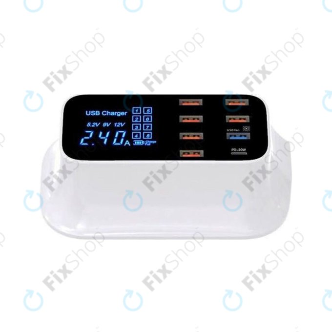 Asometech Modell E - USB-Service-Ladestation mit USB 3.0 und USB-C