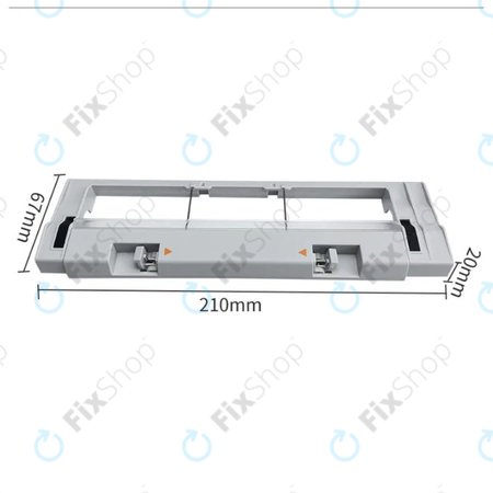 Xiaomi Mi Robot Vacuum Mop (Mijia 1C), 2 (Mijia 2C), 2 Pro+ (Mijia 1T) - Hauptbürstenabdeckung (Silber)