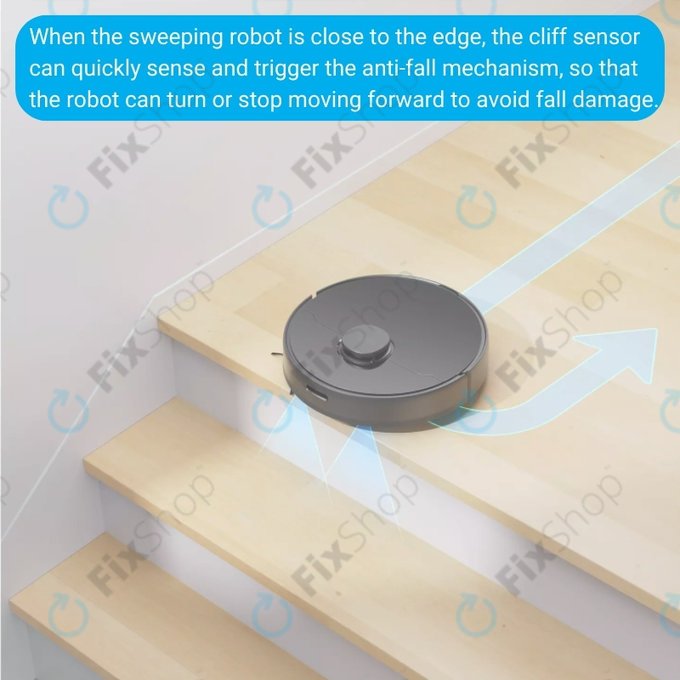 Xiaomi Roborock S7 - Sturzsensoren (Rechts)