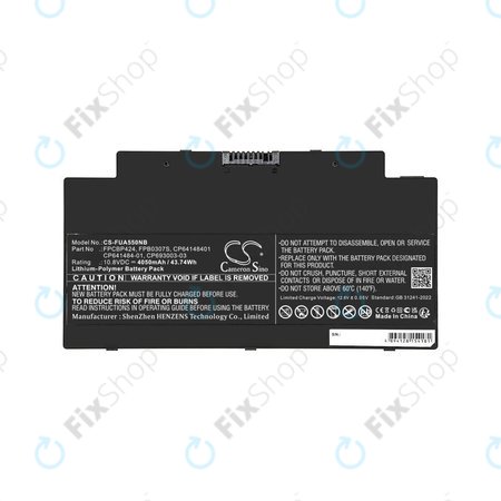 Batterie für Fujitsu Lifebook AH77, A556, A3510, U536, 4050mAh, Li-Pol, 10.8V, CP641484-01, HQ
