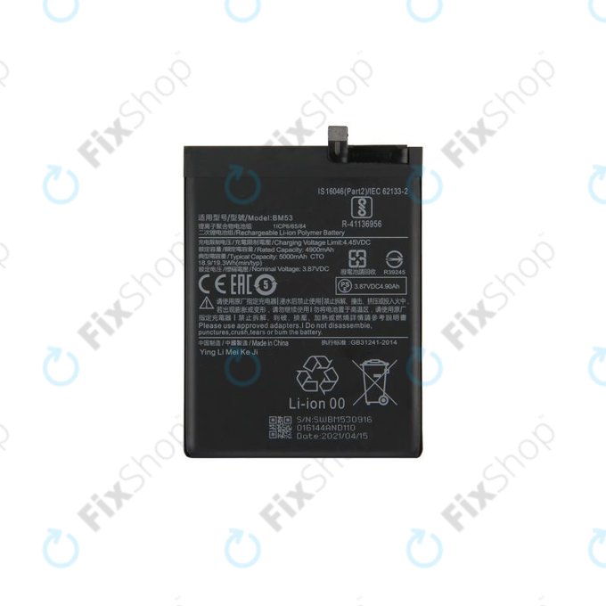 Xiaomi Mi 10T 5G, Mi 10T Pro 5G - Akku Batterie BM53 5000mAh
