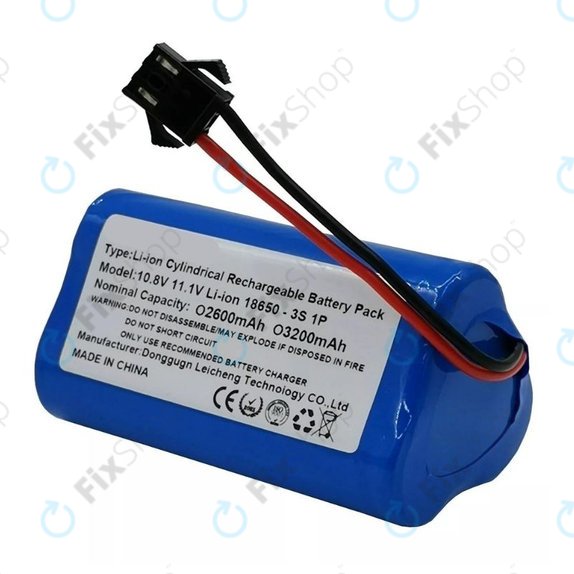 Ecovacs CEN330, CR-series - Akku Batterie ICR18650 3S1P Li-Ion 11.1V 2600mAh
