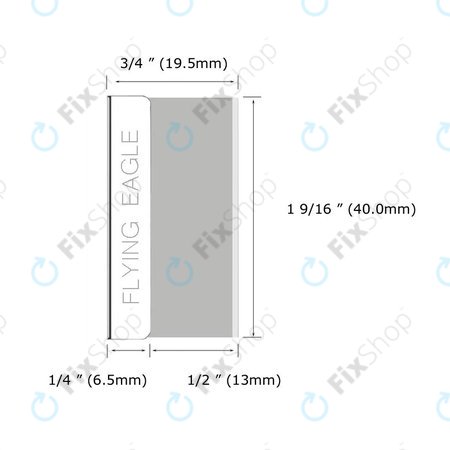 Flying Eagle - Einseitige Rasierklingen (5Stk.)