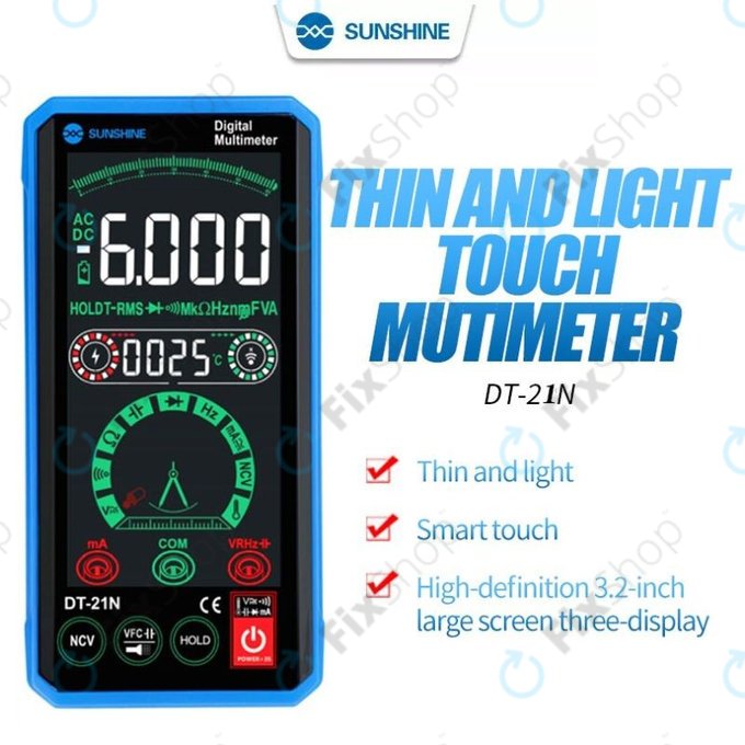 Sunshine DT-21N - Touchscreen-Multimeter