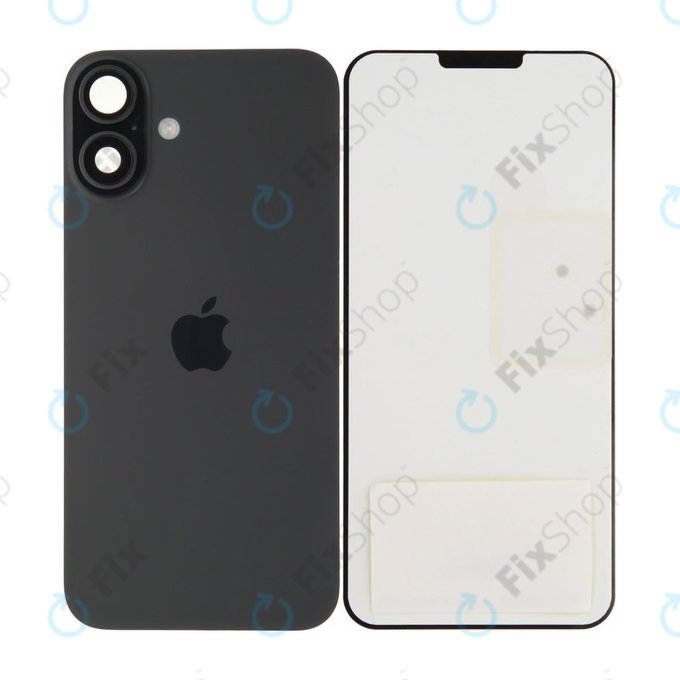 Backcover Glas für iPhone 16 Plus | Black | 661-42838 | Genuine Apple