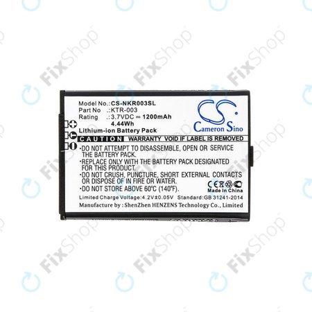 Batterie für Nintendo New 3DS, 1200mAh, Li-Ion, 3.7V, KTR-003, HQ