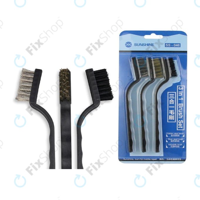 Sunshine SS-046 - Satz Bürsten 3in1