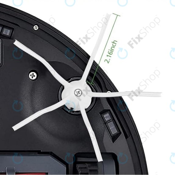 Ersatzteilset für Xiaomi Roborock Q7+, Q7 Max, Q7 Max+ (1x Hauptbürste, 2x Filter, 2x Seitenbürste – weiß, 2x Wischtuch, 2x Staubbeutel)