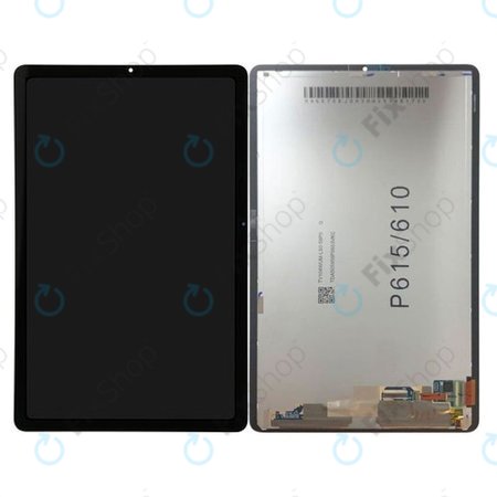 Samsung Galaxy Tab S6 Lite P610, P615 - LCD Display + Touchscreen Front Glas (Oxford Gray) - GH82-22896A Genuine Service Pack