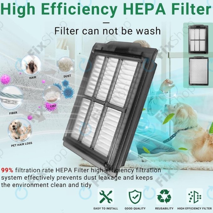HEPA-Filter, 2 Stk. für iRobot Roomba Plus 505, 507, 405, 4020