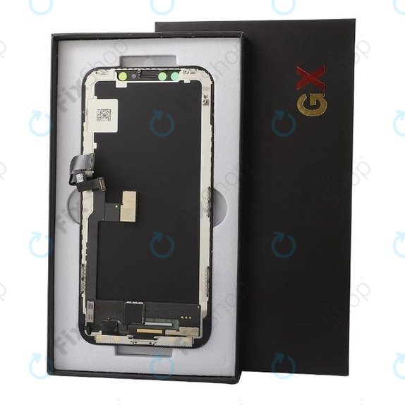 Display Hard OLED für iPhone 12 Pro Max, Touchscreen-Glas mit Rahmen, FixPremium