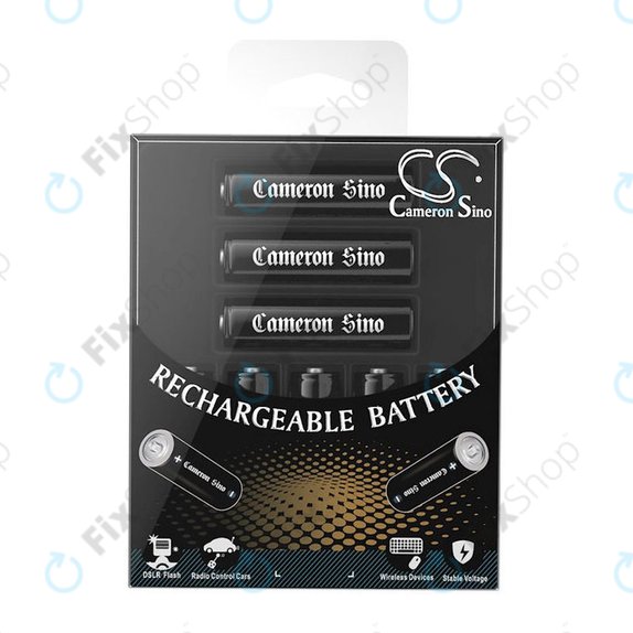 Wiederaufladbare Batterie, CameronSino AA, 8Stk., 2200mAh, Ni-MH, 1.2V, –, HQ