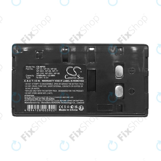 Akku batterie für Blaupunkt, Sony, Akai, HP, 2100mAh, Ni-MH, 6V, NP-33, HQ